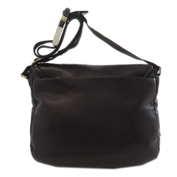 Prada Simple Design Shoulder Bag Lambskin