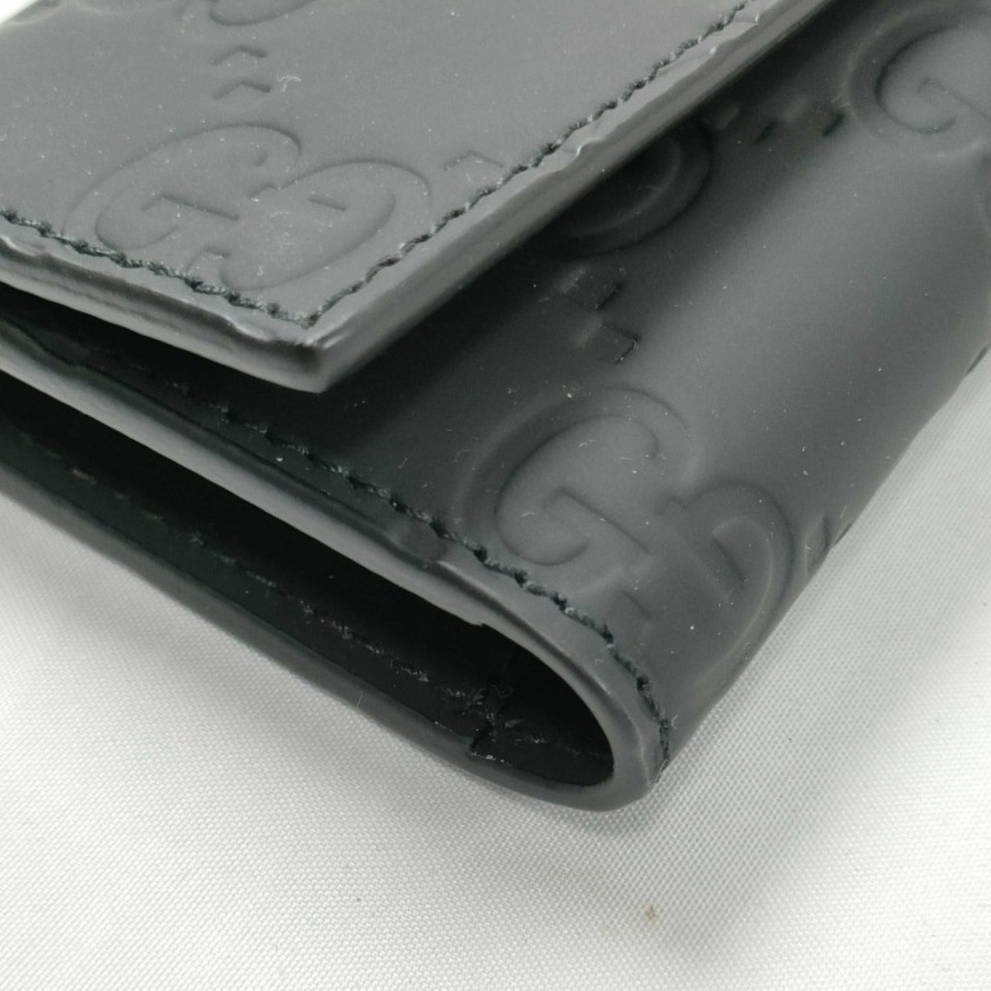 Gucci Gg Rubber Effect Key Case 771312