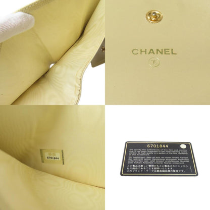 Chanel Coco Mark Bi-Fold Wallet Grained Calfskin