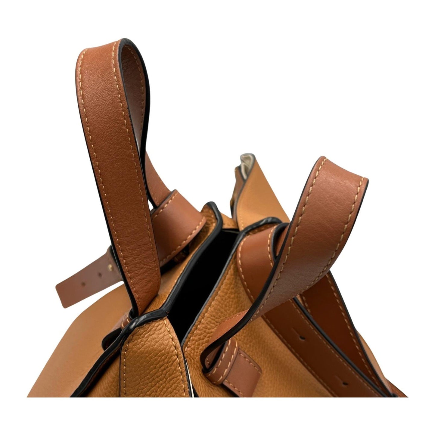 Loewe Hammock Small 2-Way Shoulder Bag In Brown Calfskin