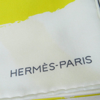 Hermes Carr Jean 90 Rosace De Janos Ber 100% Silk Scarf