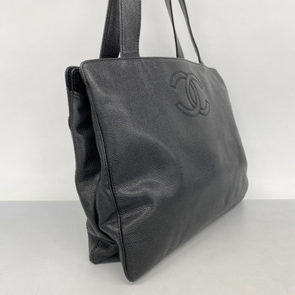 Chanel Caviar Skin Tote Bag