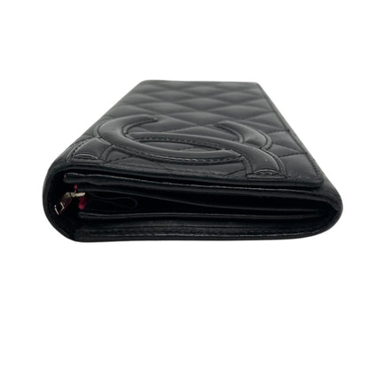 Chanel Cambon Line Bifold Long Wallet With Coco Mark