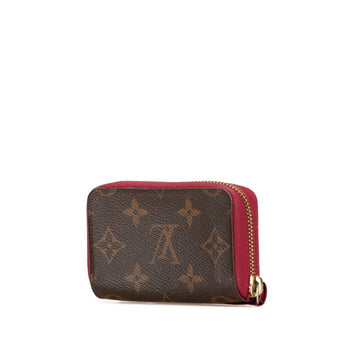 Louis Vuitton Monogram Muticart Card Case M61299 Fuchsia Red Pvc Leather