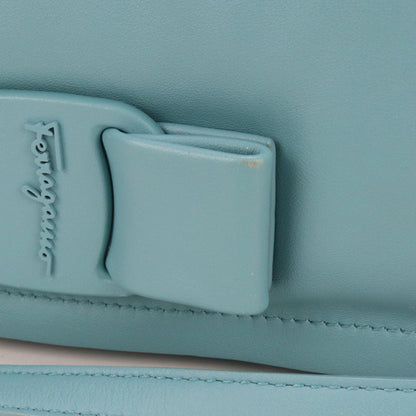 Salvatore Ferragamo Ferragamo Viva Bow Vara Ribbon Crossbody Shoulder Bag 22 0287