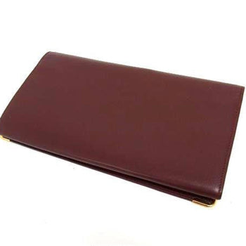 Cartier Must Line Long Wallet 73184183 Bordeaux Leather