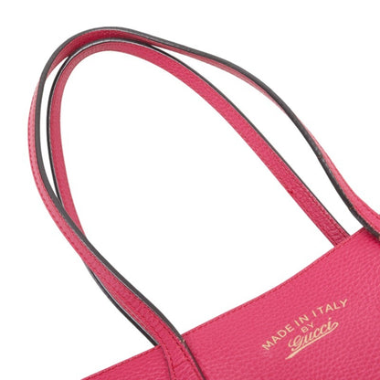 Gucci Swing Medium Tote Bag 354408 Pink Leather