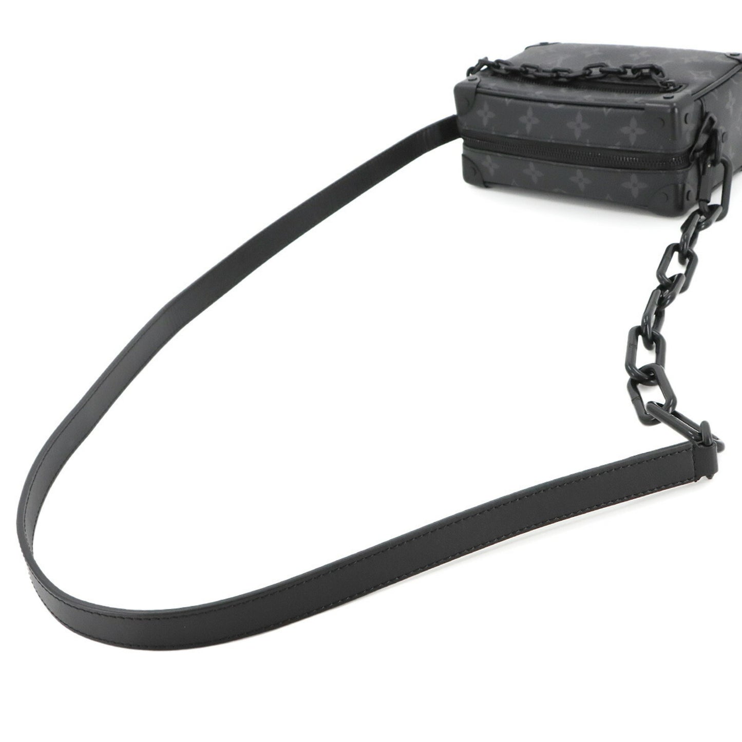 Louis Vuitton Monogram Eclipse Mini Soft Trunk Shoulder Bag M44735 Rfid