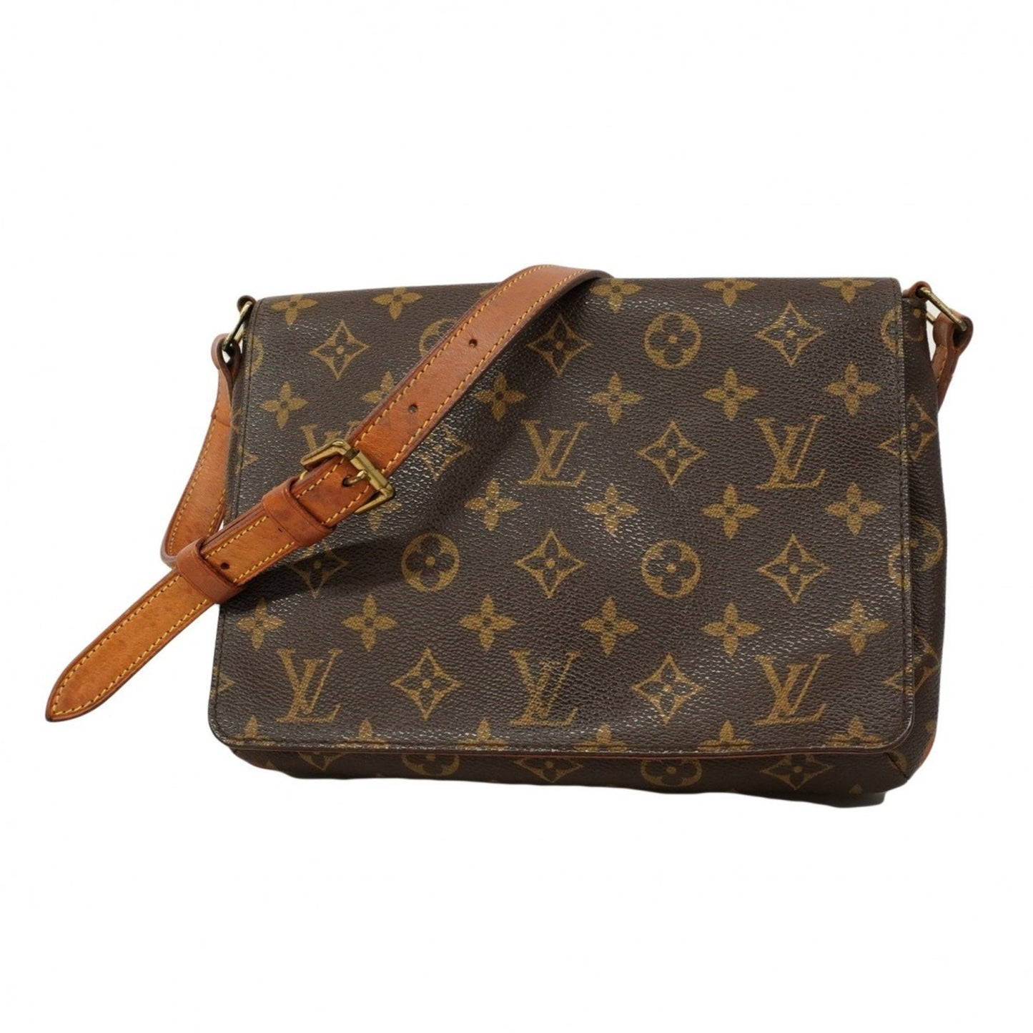 Louis Vuitton Monogram Musette Tango Short Strap Shoulder Bag M51257 Brown
