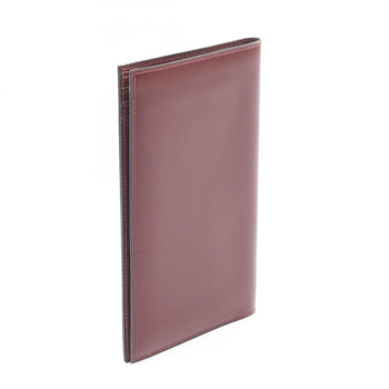 Hermes Herms Long Billfold Wallet In Box Calf Leather