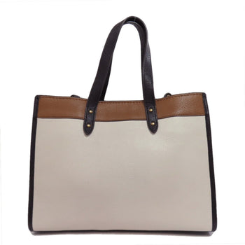 Coach C0777 Field Colorblock Handbag Leather
