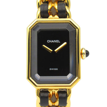 Chanel Premiere S Watch Gp (Gold Plated) Leather