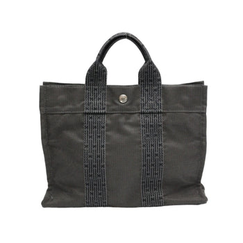 Hermes Handbag Air Line Canvas Grey