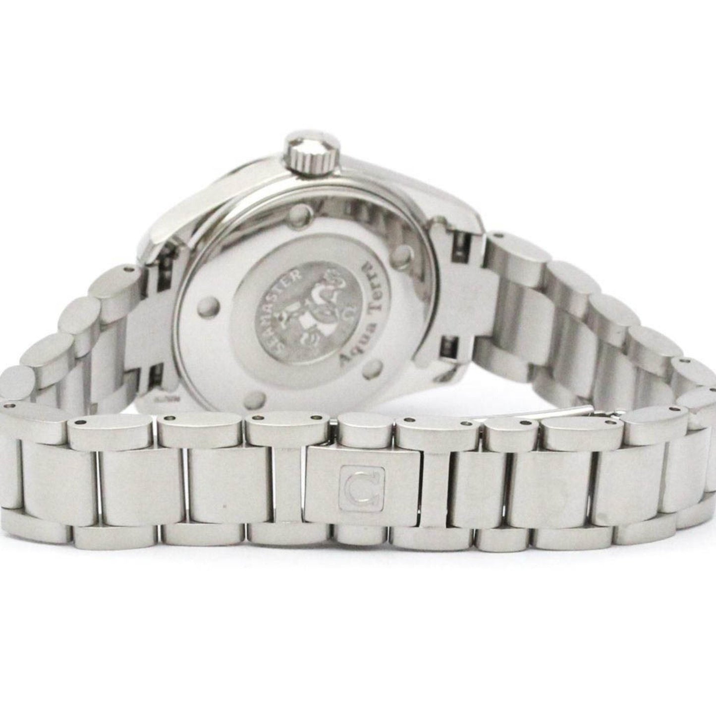 Omega Seamaster Aqua Terra Diamond Mop Dial Watch 2575.75 Polished