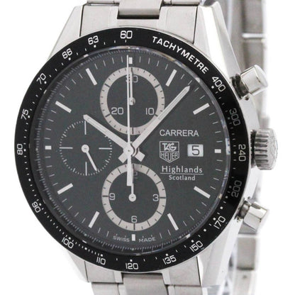 Tag Heuer Carrera Highland Scotland Chronograph Watch Cv2012 Polished
