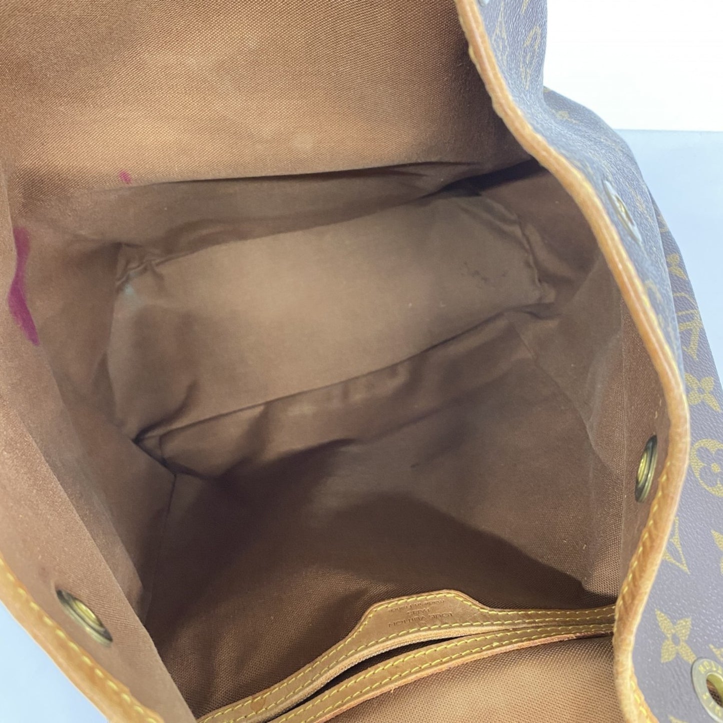 Louis Vuitton Monogram Montsouris Gm Backpack M51135 Brown