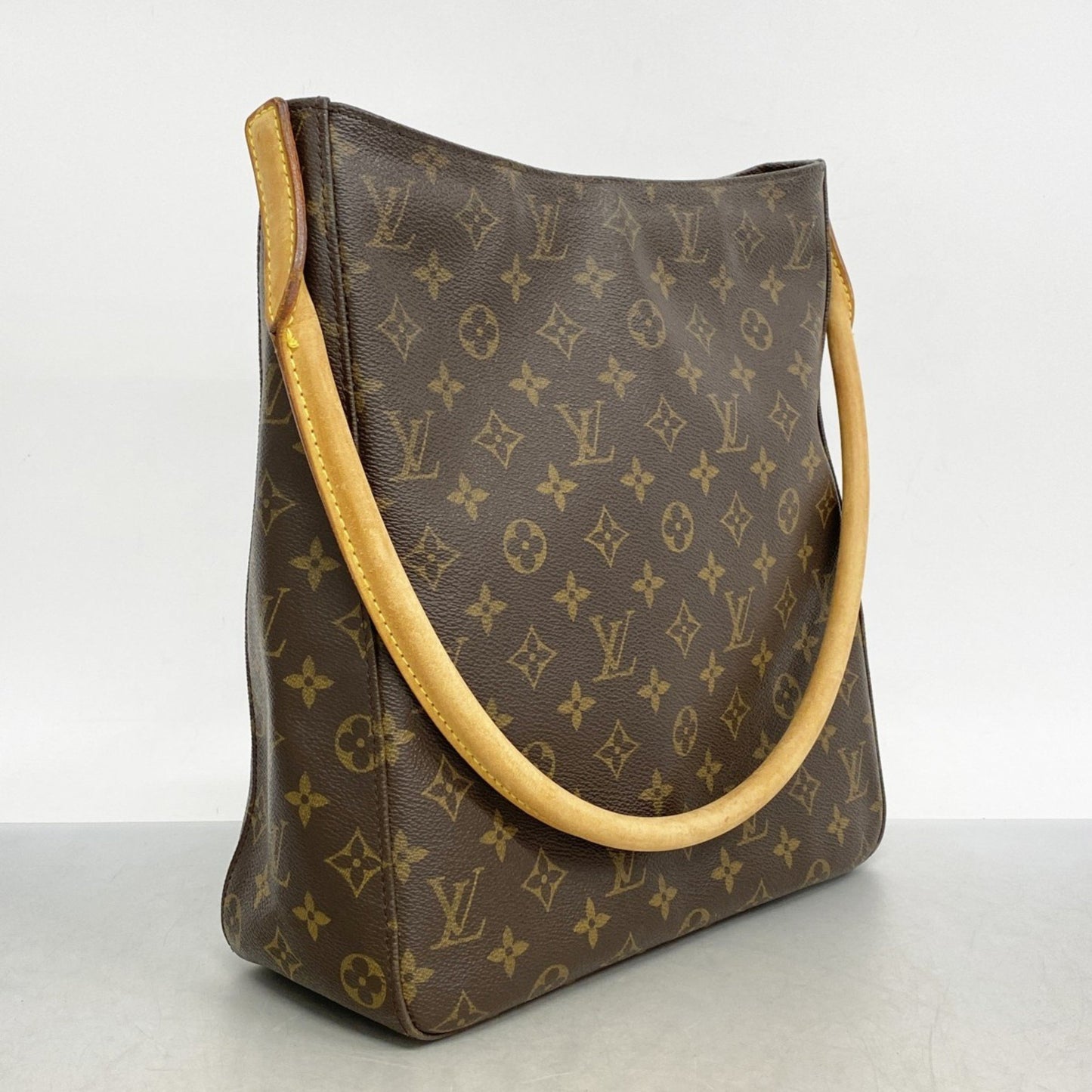 Louis Vuitton Monogram Looping Gm Shoulder Bag M51145 Brown