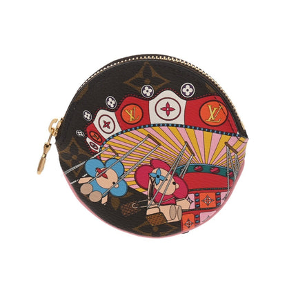 Louis Vuitton Monogram Porte Monnaie Long Vivienne Amusement Park Brown M69749 Women'S Canvas Coin