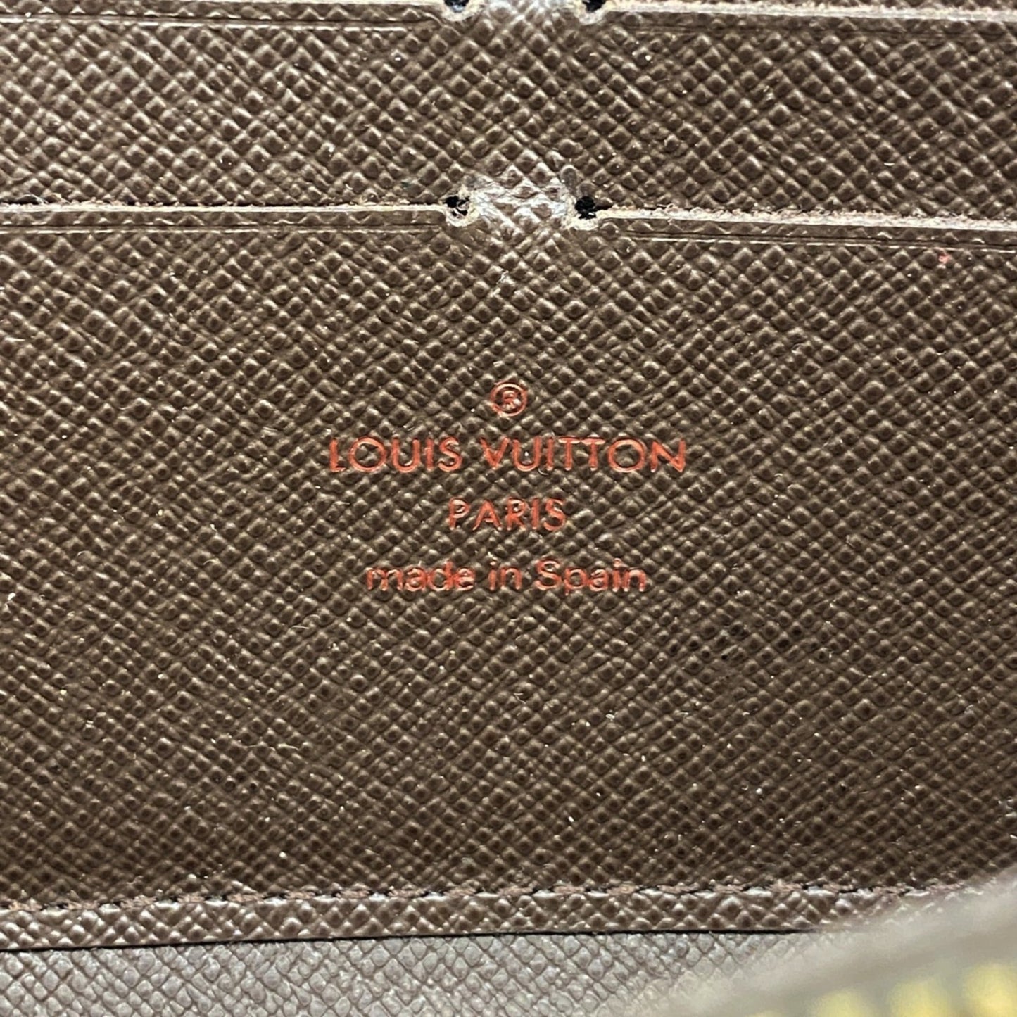 Louis Vuitton Damier Zippy Wallet N60015 Ebene Long