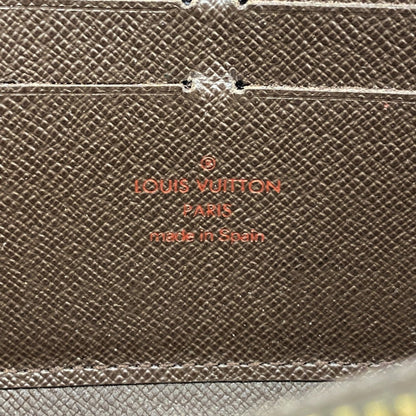Louis Vuitton Damier Zippy Wallet N60015 Ebene Long