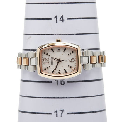 Seiko Lukia Watch 1B32-0Af0 Solar Radio-Controlled