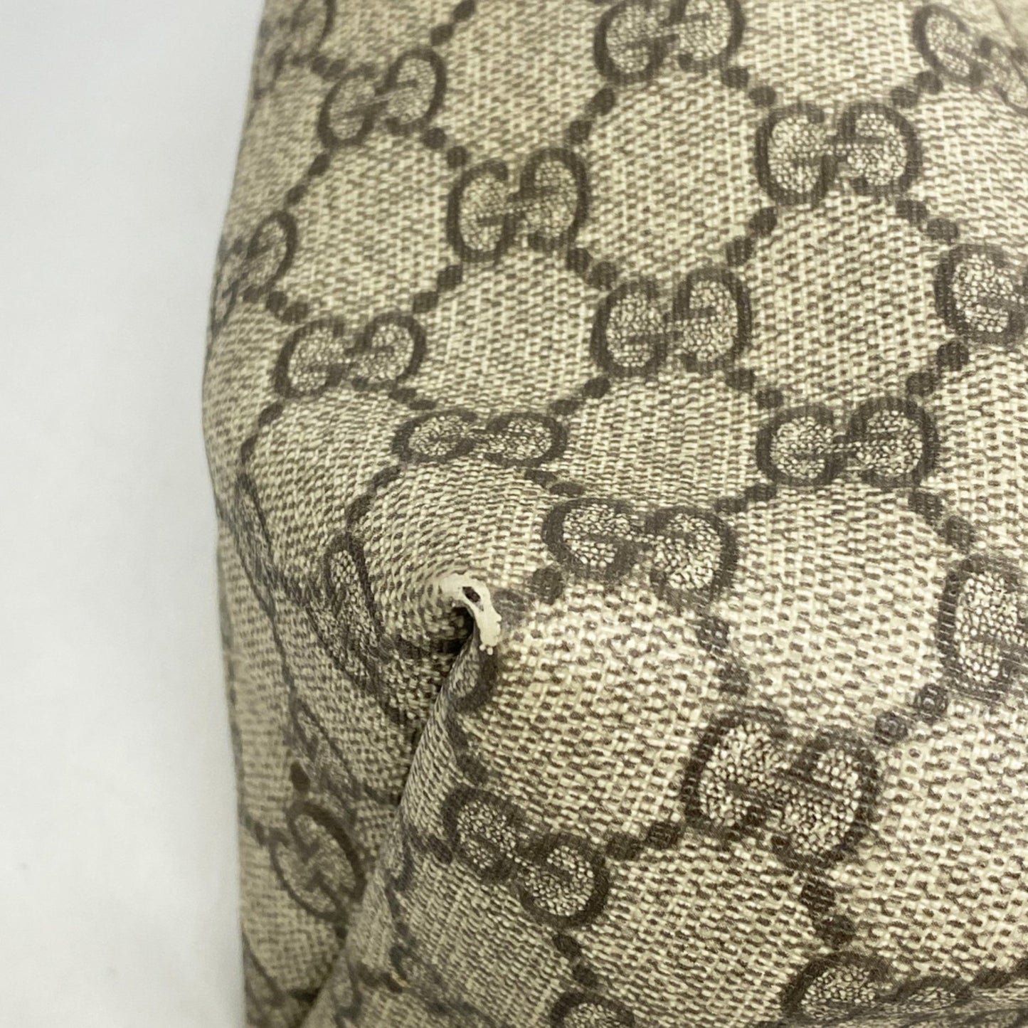 Gucci Gg Supreme Tote Bag 211137 Beige Brown