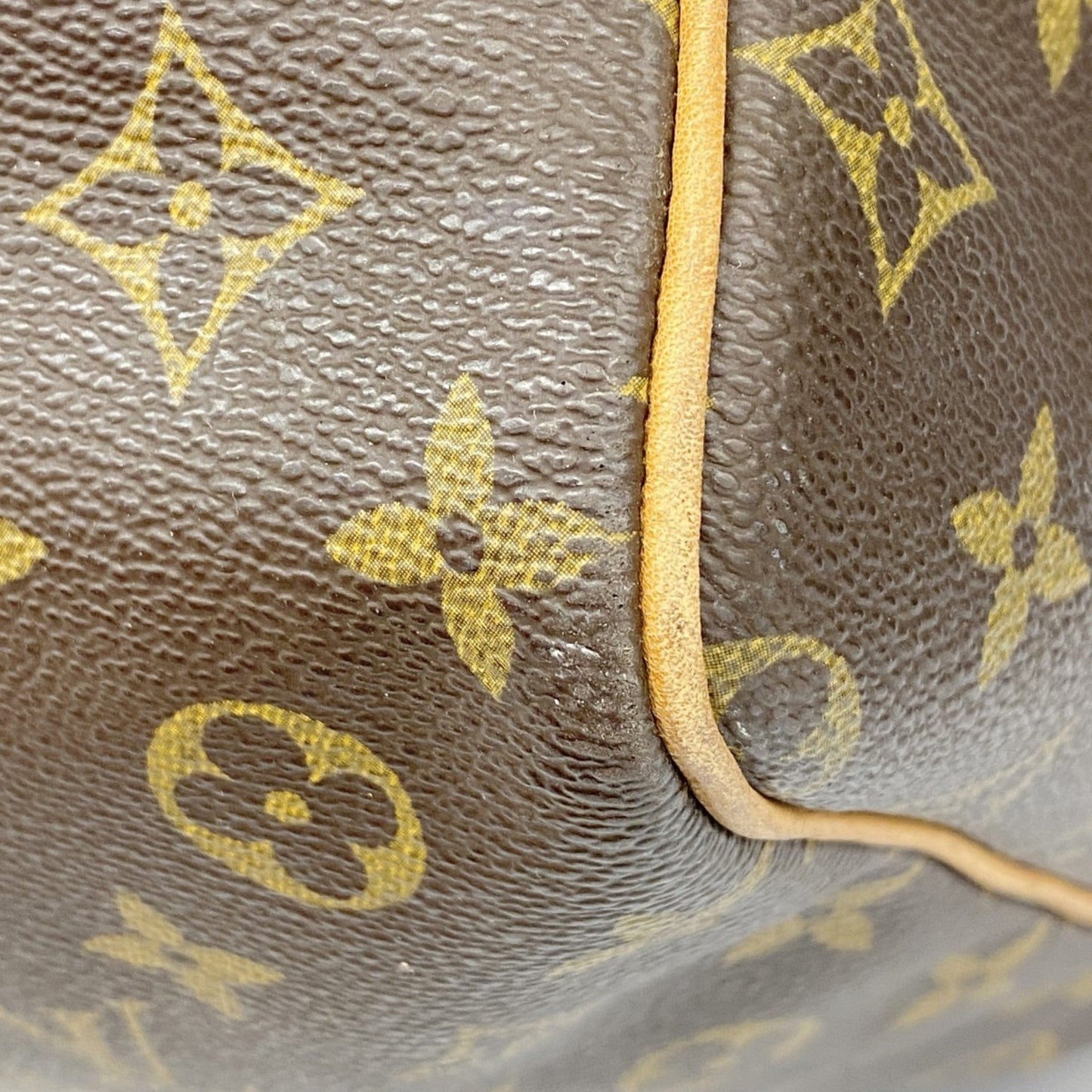 Louis Vuitton Monogram Keepall 60 Boston Bag M41422 Brown
