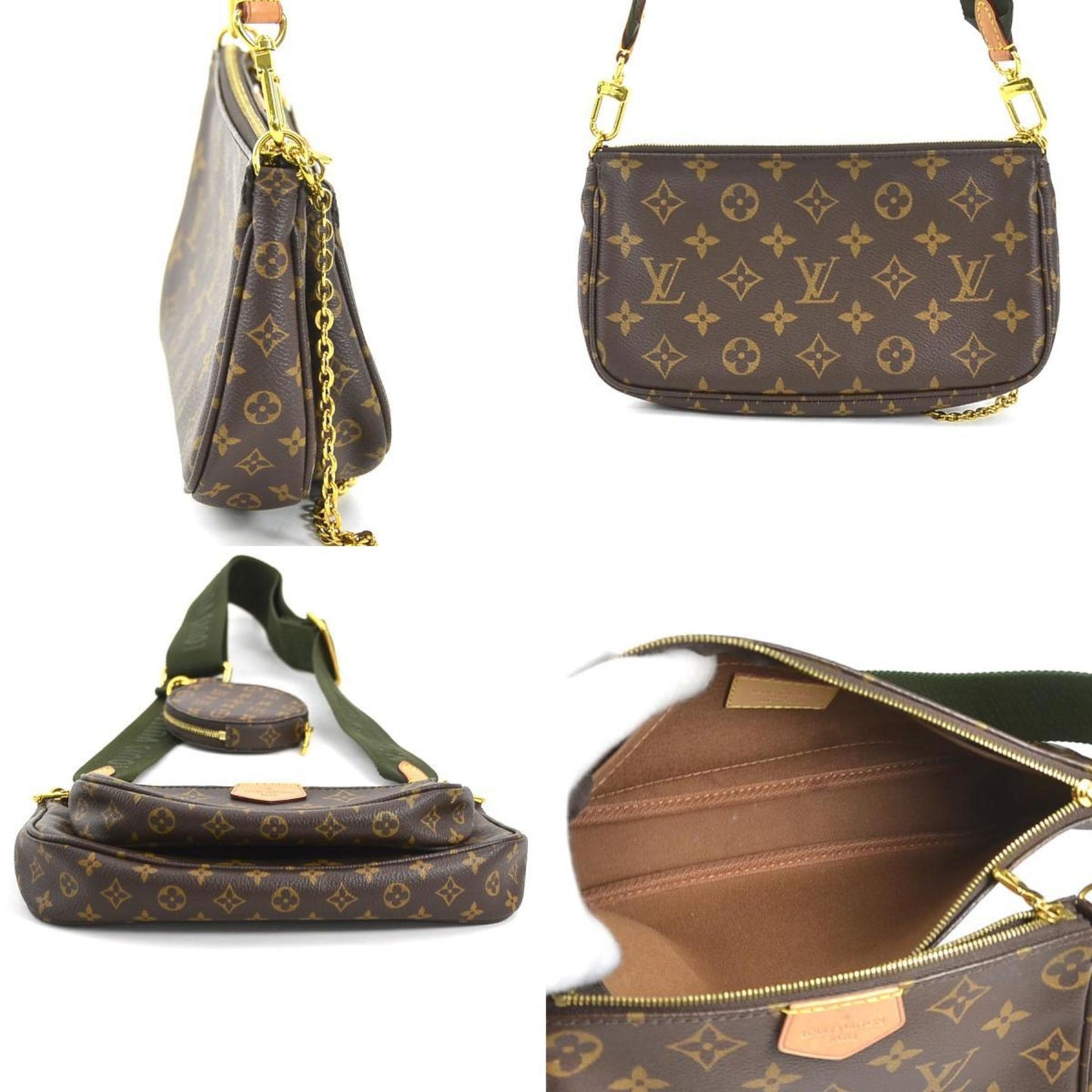 Louis Vuitton Louis Vuitton Shoulder Bag Monogram Multi Pochette Accessoires Canvas Brown