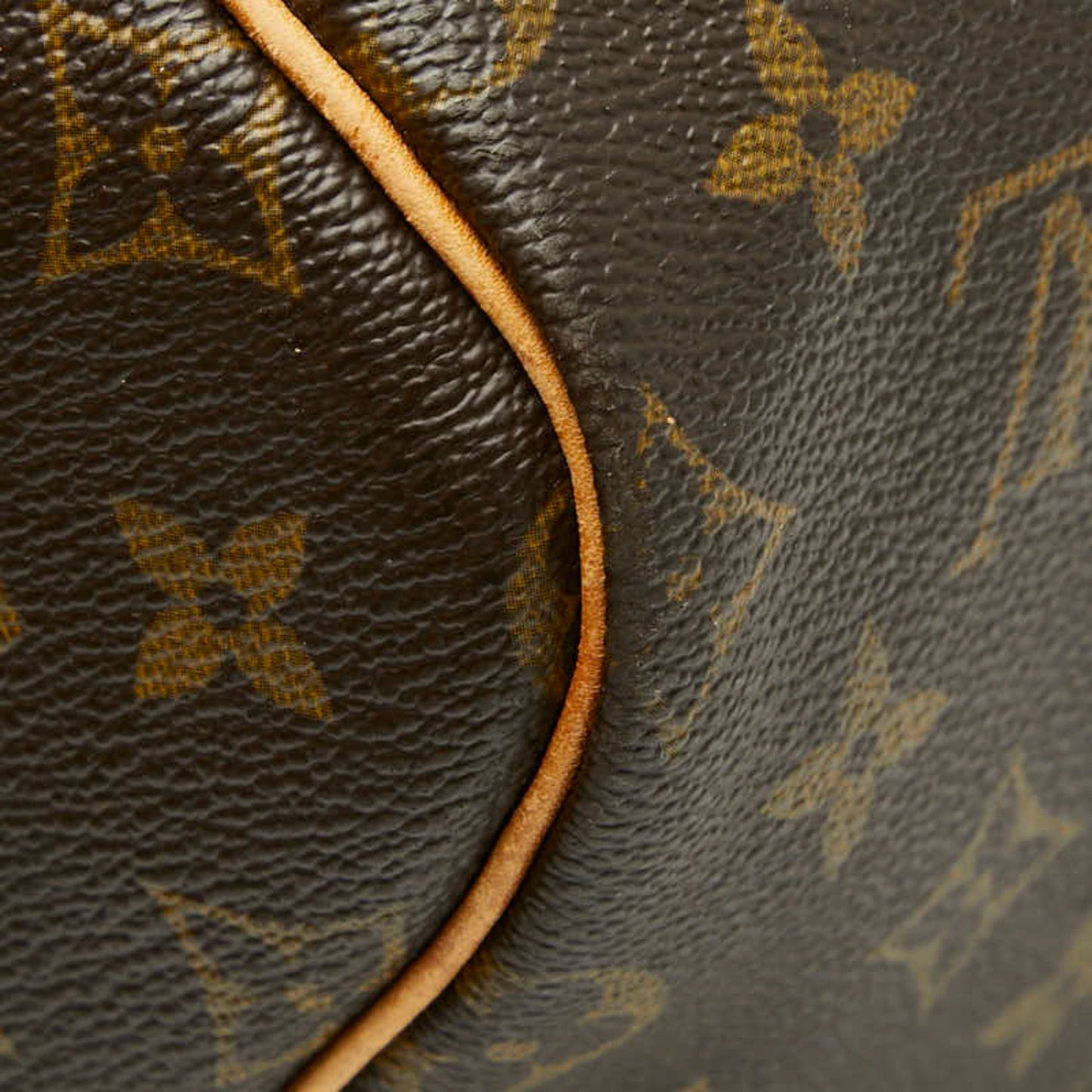 Louis Vuitton Monogram Keepall 55 Boston Bag/Travel Bag M41424 Brown Leather