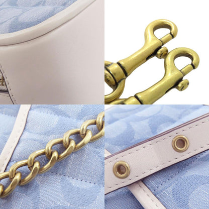 Coach C4688 Signature Handbag Denim Leather