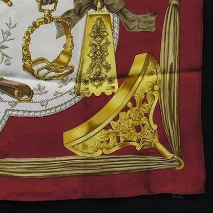 Hermes Carr 90 Etriers Armor Scarf