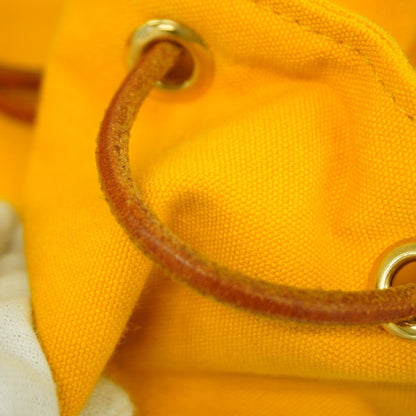 Hermes Herms Polochon Mimir Pm Shoulder Bag In Yellow Canvas