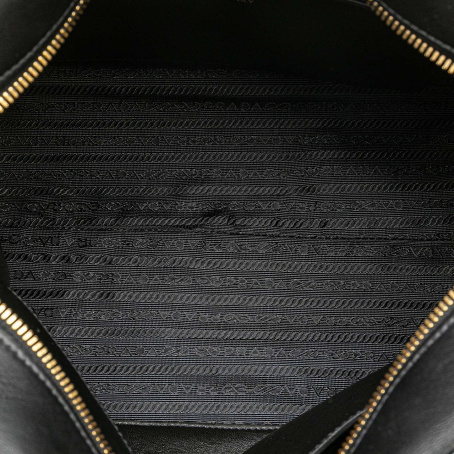 Prada Esplanade Two-Tone Handbag 1Ba046 In Black