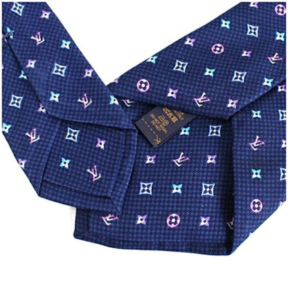 Louis Vuitton Silk Tie Cravate Monogram M76609 Louis Vuitton