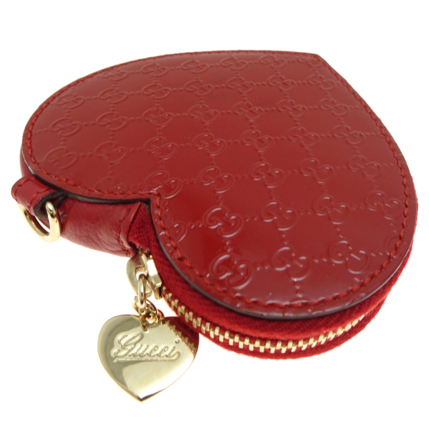 Gucci Guccissima Heart Mini Wallet