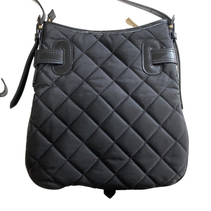 Burberry Established Quilted Crossbody Shoulder Bag In Black