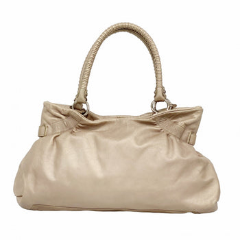 Salvatore Ferragamo Gancini Leather Handbag