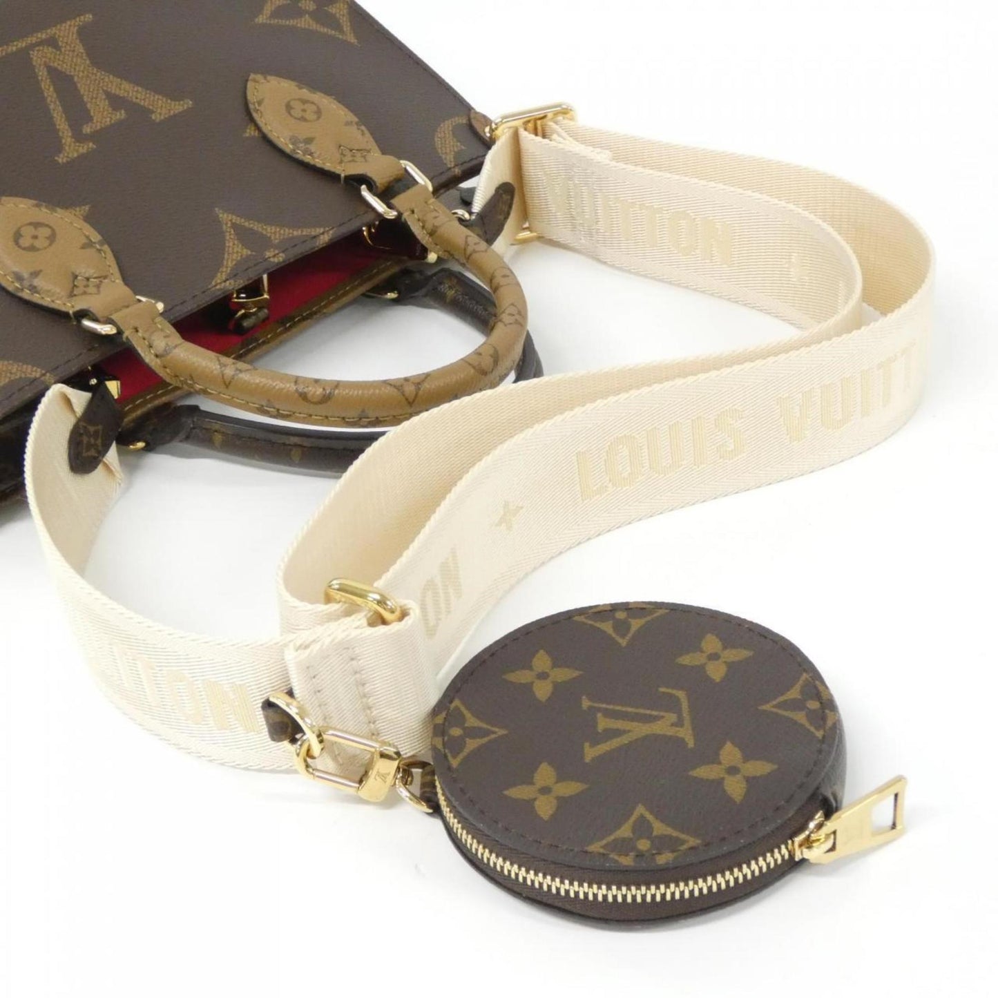 Louis Vuitton Monogram Giant On-The-Go Pm M46373 Handbag