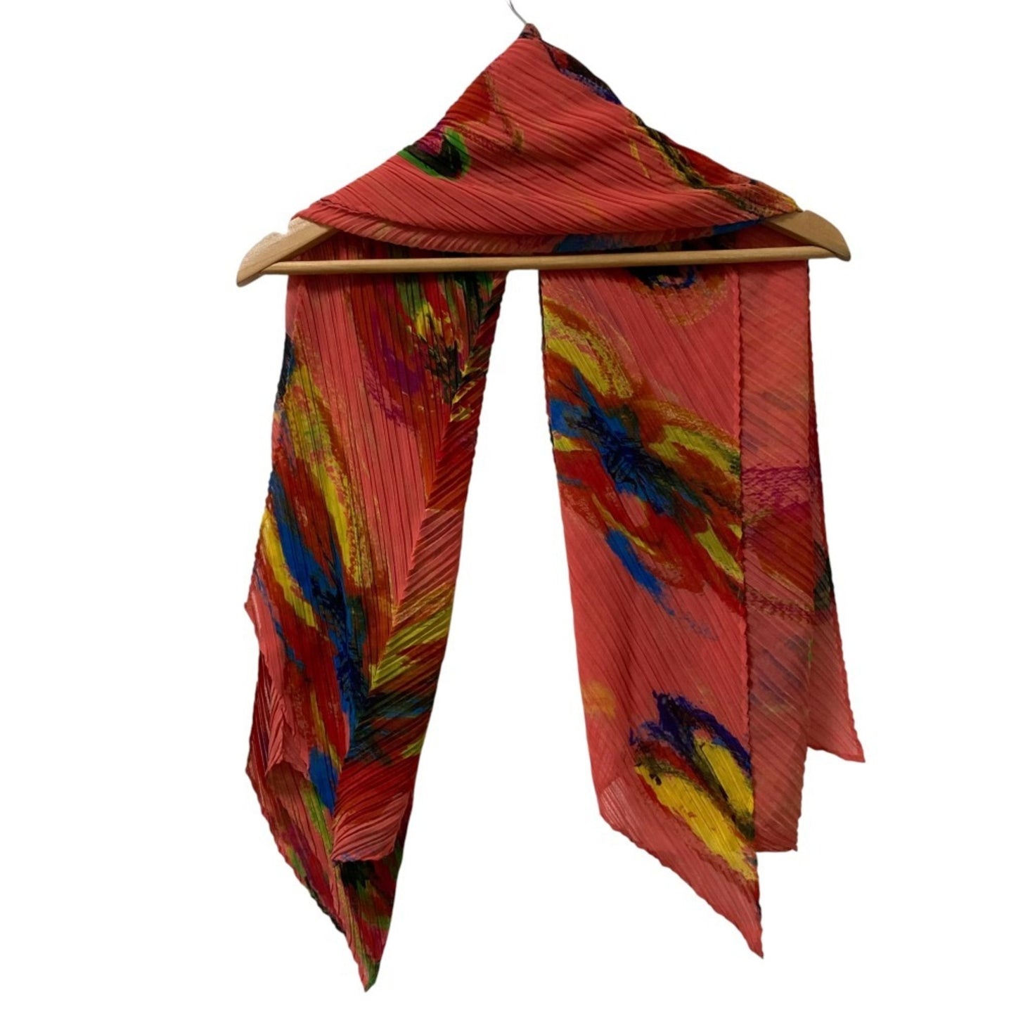 Pleats Please Issey Miyake All-Over Print Shawl/Scarf