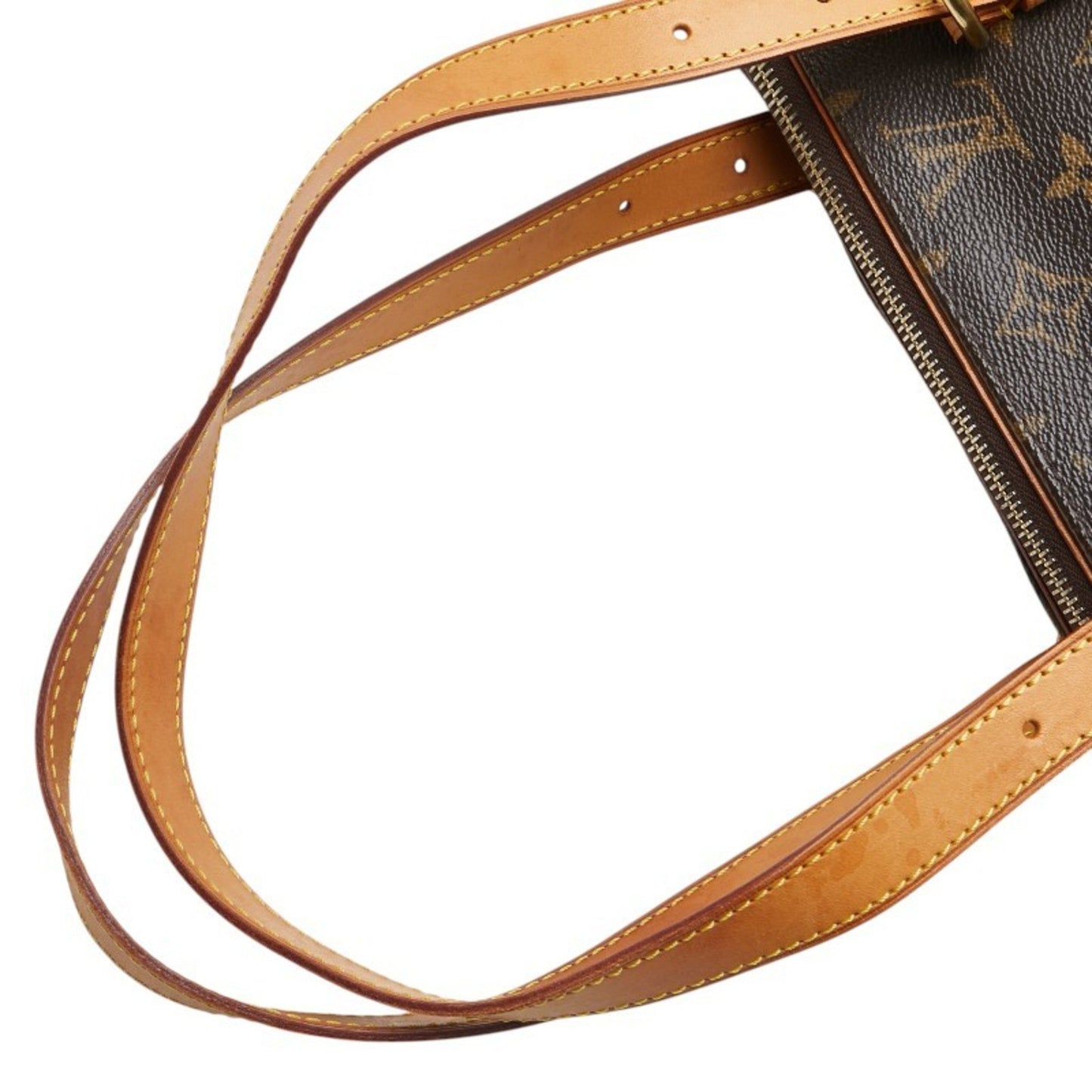 Louis Vuitton Monogram Popincourt Handbag M40007 Brown Leather