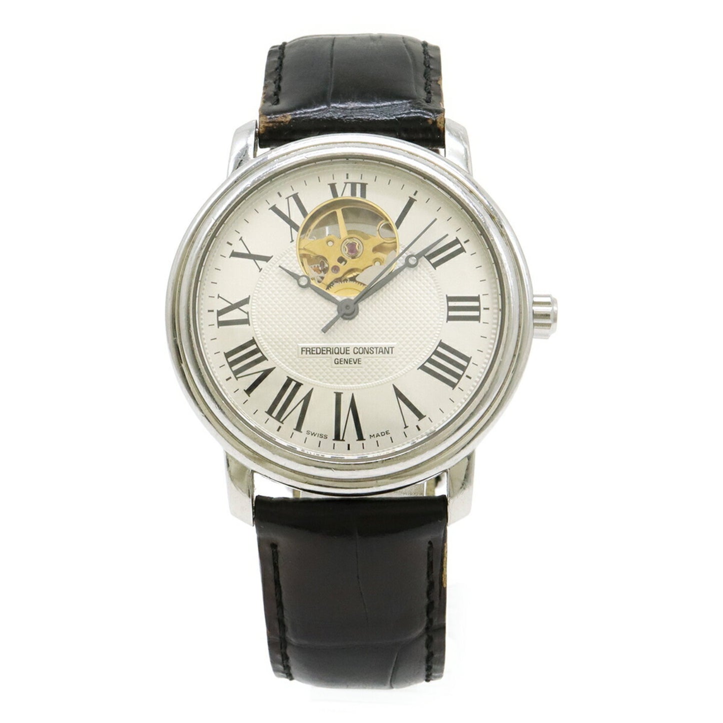 Frederique Constant Classic Heart Beat Watch With See-Through Back