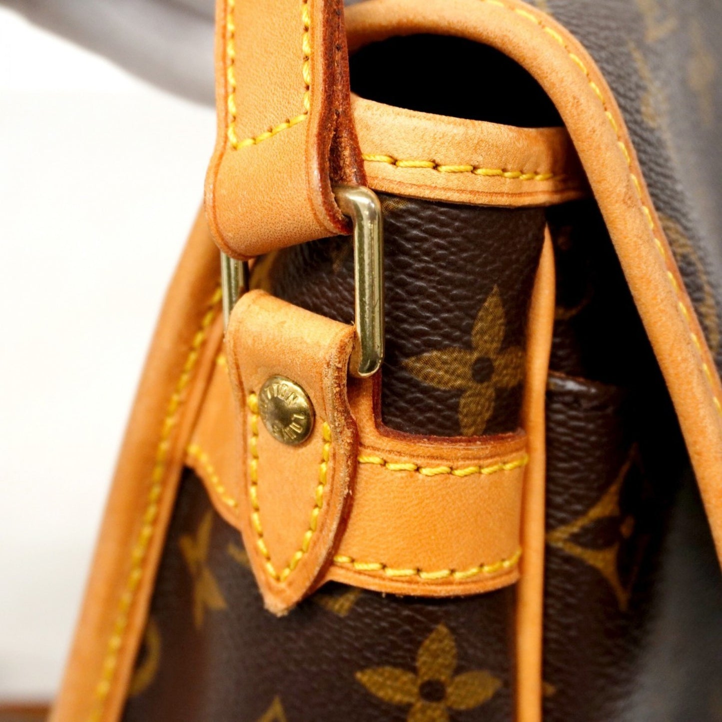 Louis Vuitton Monogram Sologne Shoulder Bag M42250 Brown