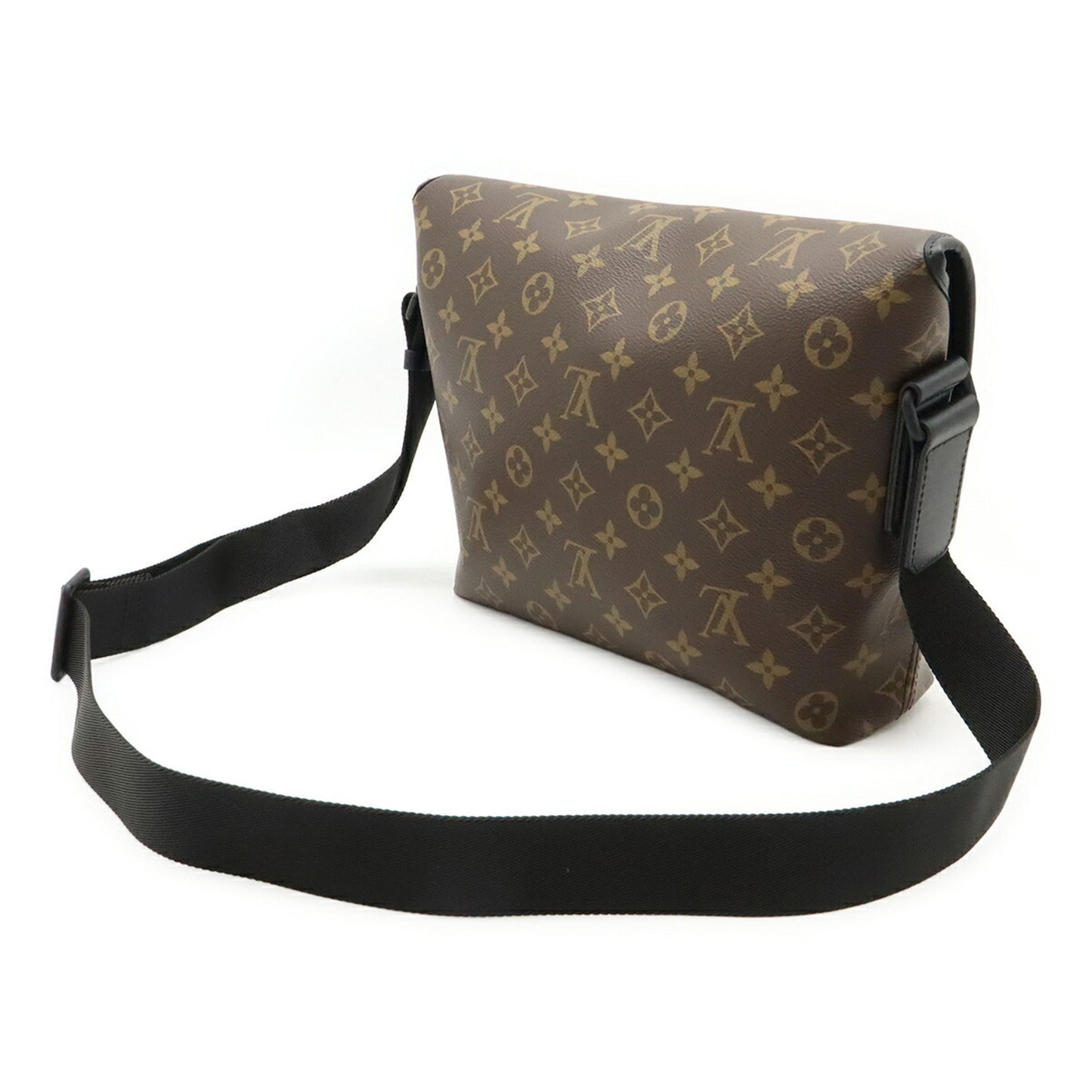 Louis Vuitton Monogram Macassar Magnetic Shoulder Bag M45557