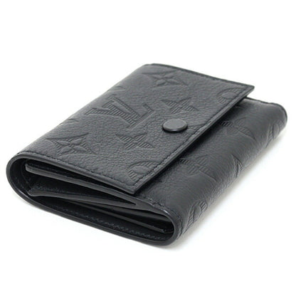 Louis Vuitton Victor Wallet Monogram Shadow Leather Black M12635 Tri-Fold Compact