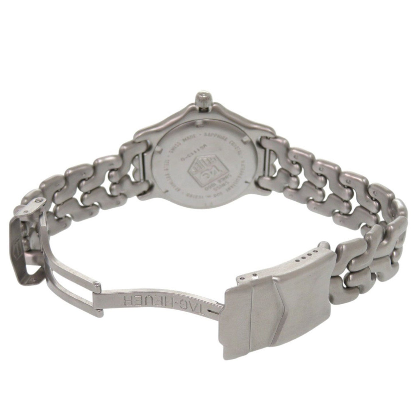 Tag Heuer Cell Date Wg1113-0 Professional Quartz Watch In Stainless Steel Gray 0233