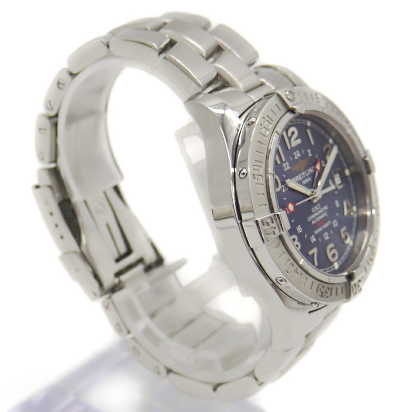 Breitling Colt Gmt A32350 Automatic Chronometer Blue Dial