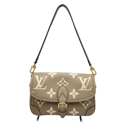 Louis Vuitton Diane 2-Way Shoulder Bag M46583 Monogram Empreinte In Greige