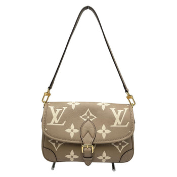Louis Vuitton Diane 2-Way Shoulder Bag M46583 Monogram Empreinte In Greige