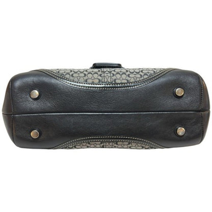 Coach Soho Mini Signature Handbag 7078 Black Leather Canvas Soho Mikunigaoka Store It9Dlg7Ozjg8