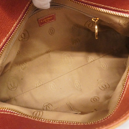 Cartier Marcello Leather Brown Handbag